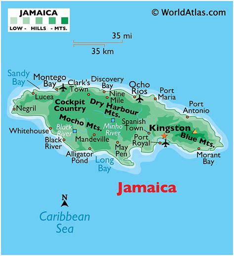 what is the capital of jamaica|map of jamaica island.
